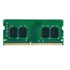 Image de GOODRAM - DDR4 - module - 16 Go - SO DIMM 260 broches - 2666 MHz / PC4-21300 - CL19 - 1.2 V - mémoire sans tampon - non ECC