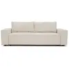 Image de Canapé droit convertible 3 places CASAPY JOSH velours côtelé beige