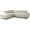 Image de Canapé d'angle convertible CASAPY KASIMIR Beige 258x219 cm