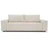 Image de Canape droit en.casa 4 places en velours blanc 86 x 241 x 88 cm