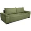 Image de Canapé convertible NORMAN CASAPY coffre de rangement 217 L tissu olive