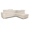 Image de Canapé d'angle convertible réversible CASAPY DAYTONA velours côtelé beige
