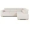 Image de Canapé d'angle convertible réversible CASAPY KELIO 117x187 velours côtelé beige