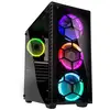 Image de Observatory RGB - Tour - ATX étendu - panneau latéral fenêtré (verre trempé) - pas d'alimentation (ATX) - noir - USB/Audio