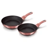 Image de Set de 2 Poêles à Frire Induction 22-26 cm Aluminium, Antiadhésif Titane, Berlinger Haus, I-Rose, , Rose