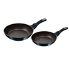 Image de Set de Poêles à Frire Induction 22 - 26cm Aluminium Antiadhésif Marbre sans PFOA Berlinger Haus Aquamarine Bleu marine