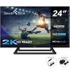 Image de 24HN01V3CA HD LED TV 24 Pouces (60cm) Triple Tuner Dolby Audio H.265 HDMI USB, Résolution: 1366 (H) × 768 (V); Chargeur 12 volts