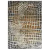 Image de Tapis tissé plat en polyester marron 120x170 cm