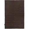 Image de Tapis tressé main en laine marron 120x170 cm