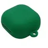 Image de Housse de protection etui en silicone pour écouteurs en direct samsung galaxy buds avec crochet vert