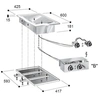 Image de Plancha Encastrable Electrique Plaque Lisse Chromée 3,9 kW