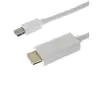Image de Câble vidéo blanc Thunderbolt mâle vers HDMI mâle pour MacBook (180 )