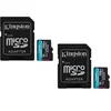Image de 2PCS Canvas Go Plus 256Go Micro SD SDXC carte mémoire U3, V30, A2, vitesse de lecture 200MB/s vitesse de écriture 160MB/s