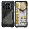 Image de Kingkong X Téléphone Portable 32Go 512Go Android 14 10200mAh 33W 6.58 FHD+ 120Hz 100MP Double Ecran 5G Dual SIM NFC Telephone de Chantier-noir