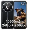 Image de F109 Téléphone Portable 6.745 24GO 256GO Smartphone Android 14 10600mAh Dual SIM 4G-Noir