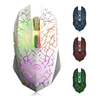Image de K6 Souris sans Fil Gaming, LED Silencieuse Souris Optique sans Fil Rechargeable avec USB Récepteur, 3 DPI Réglables et 6 Boutons, pour