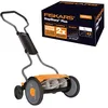 Image de Fiskars Tondeuse à gazon manuelle, Tondeuse à cylindre avec système de coupe sans frottement des lames, Largeur de coupe: 43 cm, StaySharp Plus, Noir/Orange/Argenté, 1015649 en occasion ou reconditionné