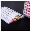 Image de Kit de 80 Feutres Marqueur Huile-alcool Double 1mm-6mm 80 Couleurs Graphique + Sac de Crayon pour la conception d'animation Blanc
