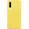 Image de coque en silicone jaune pour smartphone huawei P30