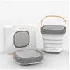 Image de lave-linge Moyu Mini laveuse pliable Gris