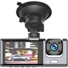 Image de Dashcam 3 Caméras Embarquée pour Voiture avec Microphone et Haut-parleur Partel Noir