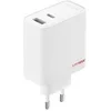 Image de SUPERVOOC - Adaptateur secteur - GaN - 80 watt - 7.3 A - SuperVOOC, PD/PPS, QC - 2 connecteurs de sortie (USB, USB-C) - blanc