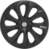 Image de SPC1470BK Enjoliveur Sicilia, Noir, Set de 4, 14