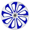 Image de moyeux de moyeu Sicilia 14 pouces ABS argent / bleu lot de 4