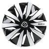 Image de Enjoliveurs Lazio 14 pouces ABS noir / argent lot de 4