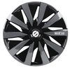 Image de Enjoliveurs Lazio 15 pouces ABS noir / gris lot de 4
