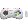 Image de Manette sans fils 8 boutons, couleur Blanche/White compatible sur Switch, Sega Genesis mini & Mega Drive mini