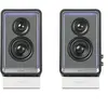 Image de QR65 NOIR - Haut-parleur actif (70 W), design avec effets lumineux RVB, 3 ports de charge rapide USB TurboGaN et sortie caisson de basses, noir