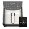 Image de MasterPRO Rocket 700 | Friteuse sans huile | Capacité de 7 L et puissance 1700 Watt | Écran tactile LED et panier antiadhésif | Friteuse à air chaud | Température réglable 80-200ºC en occasion ou reconditionné