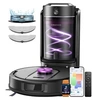 Image de Cleanova W15-Station sans Sac Vidange Automatique-12000Pa-4L-200MIN-Navigation LIDAR-Robot Aspirateur Laveur-iWatch/Alexa/Google Home/IFTTT/APP