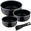 Image de Set de 3 Pièces de Casseroles Click & Cook Aluminium