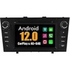 Image de Autoradio Multimédia GPS CarPlay Android Auto 4Go RAM 64Go ROM Bluetooth pour Toyota Avensis 2009-2013