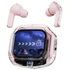 Image de Ecouteurs Bluetooth sans fil SZSMART AIRMAX6 Lite (intra-auriculaires, microphone, écran tactile LCD, rose)
