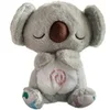 Image de Peluche SL02 Koala avec lumière respiratoire pour endormir les enfants - Gris
