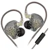 Image de Ecouteurs kz-edx Lite HIFI curve avec microphone gris (sensibilité dans l'oreille 108±3db)