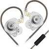 Image de Ecouteurs kz-edx Pro x-curve avec microphone couleur transparent (sensibilité dans l'oreille 108±3db)