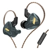 Image de Ecouteurs KZ EDX HIFI courbés avec microphone bleu marine (In ear - sensibilité 112db)