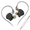 Image de Ecouteurs KZ ZS10 PRO X HIFI courbés avec microphone (In ear - sensibilité 112±3db)