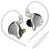 Image de Ecouteurs KZ-ZS10 PRO HIFI courbés avec microphone noir (In ear - sensibilité 111db)