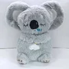 Image de Peluche Koala HXBTKL1 avec lumière et musique pour endormir les enfants - Gris