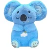 Image de Peluche Koala HXBTKL1 avec lumière et musique pour endormir les enfants - Bleu
