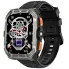 Image de Montre Connectée Robuste W80 Pro Smartwatch Bluetooth 950mAh,1.91" 100 Sports mode avec LED Lamp,GPS - Noir