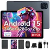 Image de Tablette Tactile TABWEE T90 11" FHD, RAM 24Go ROM 128Go-SD 2To,Android 15,8000 mAh,Gemini AI,Avec Clavier,Etui,Stylet,Souris.
