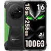 Image de FORT Téléphone Portable Incassable 6.56" 18Go+256Go 10000mAh Smartphone Android 16 NFC Dual SIM GPS - Vert