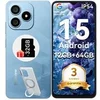 Image de Wave 9C Phone, Android 15, Smartphone 5000mAh, Octa-Core 12GB+64GB/SD 2TB Expand, 6.56" HD, 4G - Bleu