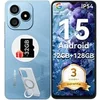 Image de Wave 9C Phone, Android 15, Smartphone 5000mAh, Octa-Core 12GB+128GB/SD 2TB Expand, 6.56" HD, 4G - Bleu